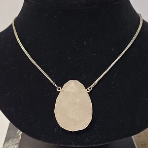 Banana Republic Quartz Pendant Necklace